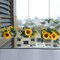 Sunflower Garland Wreath – Artificial Wreath for Summer Wedding, Festival, or Wall Hanging Decoration
